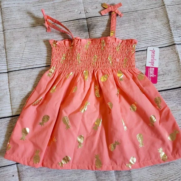 PENELOPE MACK gold pineapple stripe matching set - Picture 3 of 4